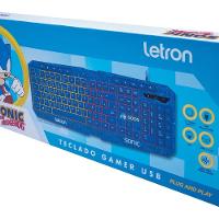 Teclado Gamer Letron Sonic Usb Led Azul - 3