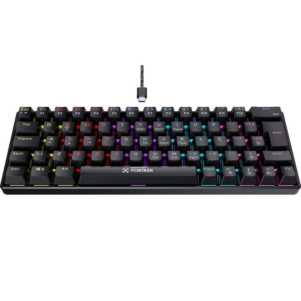 Teclado Gamer Mecânico Fortrek Gravity 65 Compact Switch Outemu Red - 1