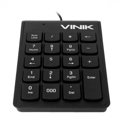 Teclado Numérico Usb Dynamic 20 Teclas Cabo 1.8m Preto - Dt91