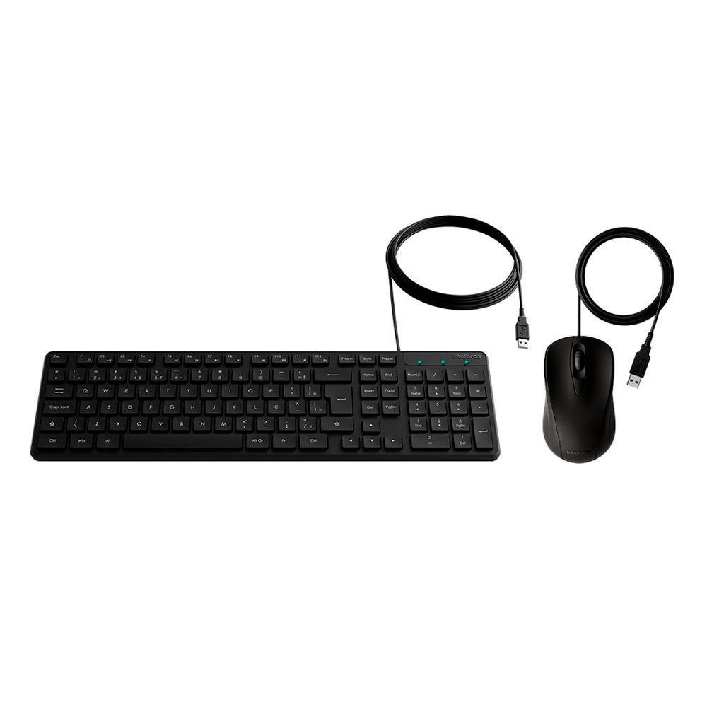 Teclado E Mouse Intelbras Cci20 - Com Fio Preto - 3