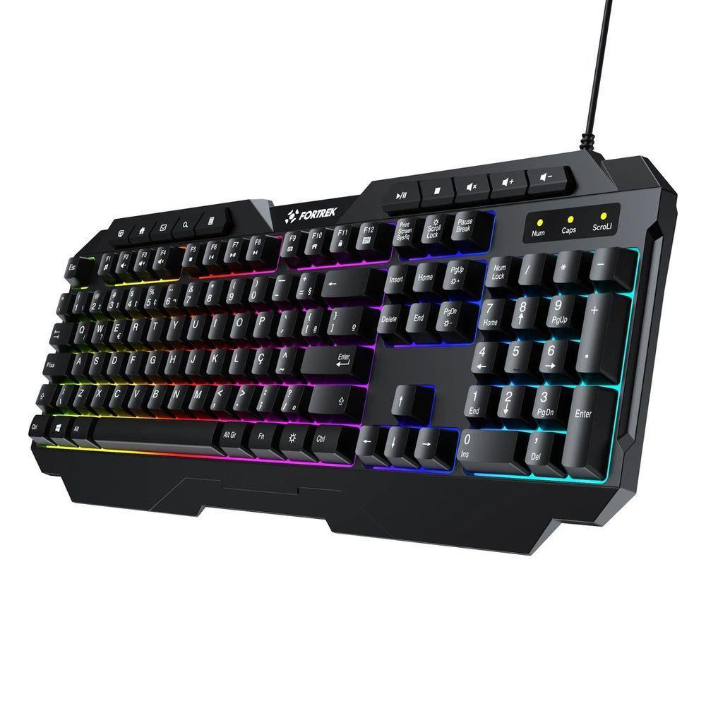 Teclado Gamer Multimidia Fortrek Shortcut Preto - 3