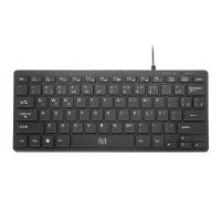 Teclado Com Fio Mini Multimídia Conexao Usb Cabo De 150cm Teclas Chocolate Preto - Tc154 - 3
