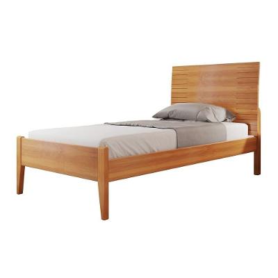 Cama Solteiro 90cm Amazone Amêndoa Mel Josandro Amêndoa Mel