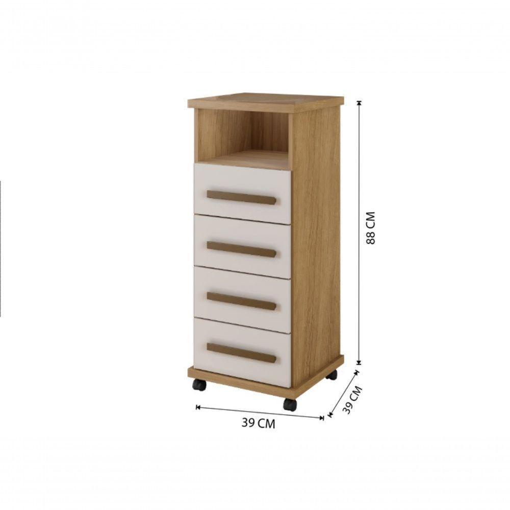 Balcão Piaui Arte Móveis Cinamomo-off White - 2