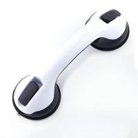 Kit 2 Barra De Apoio Com Ventosa Suporte Sanitário Portátil Idosos Deficientes 29x10cm Banheiro Preto - 5