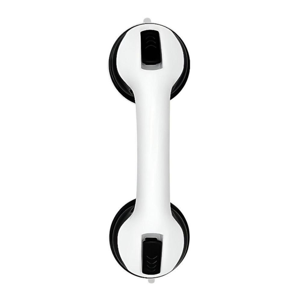 Barra De Apoio Com Ventosa Suporte Sanitário Portátil Idosos Deficientes 29x10cm Banheiro Preto - 1