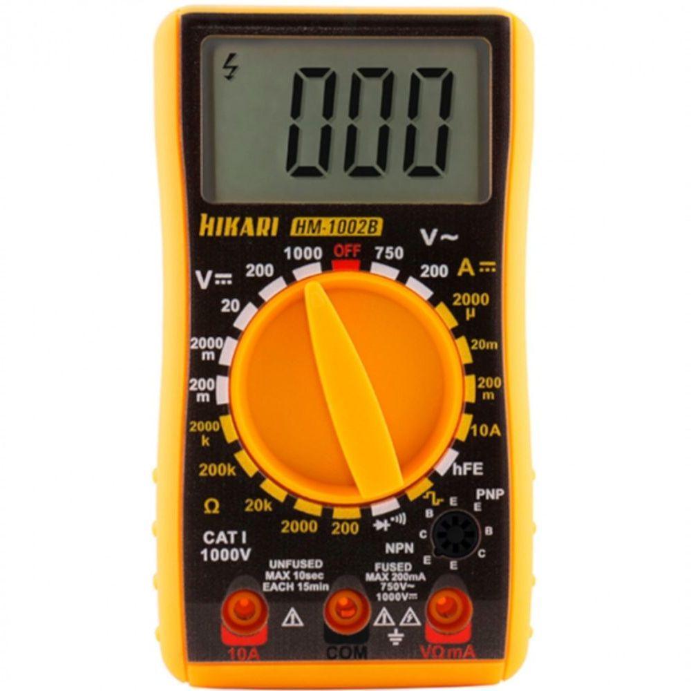 Multímetro Digital Hm-1002b Cat I 1000v - 1
