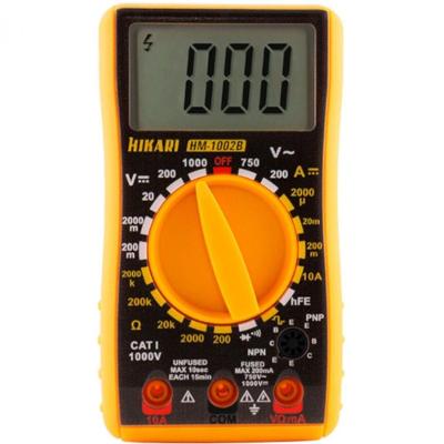 Multímetro Digital Hm-1002b Cat I 1000v