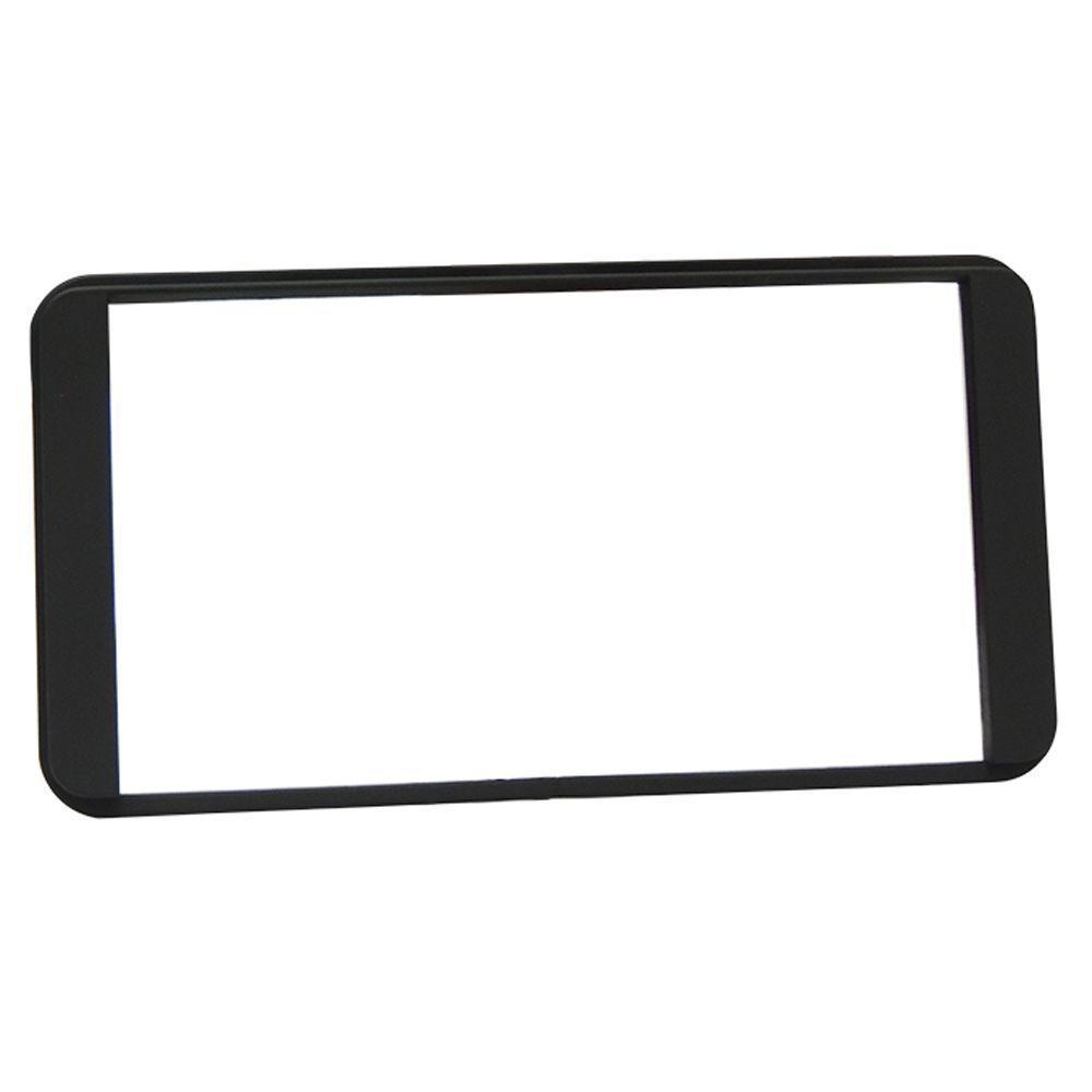 Moldura Fiamon 2 Din Toyota Corolla 2003 A 2007, Hilux 2005 A 2011, Prado Todos Preta - 1