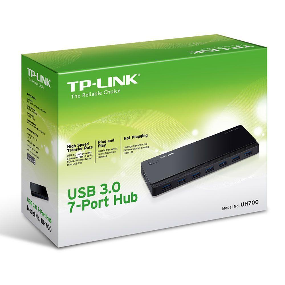 Hub Usb 7 Portas Tp-link Uh700 Usb 3.0 5gbps - 1