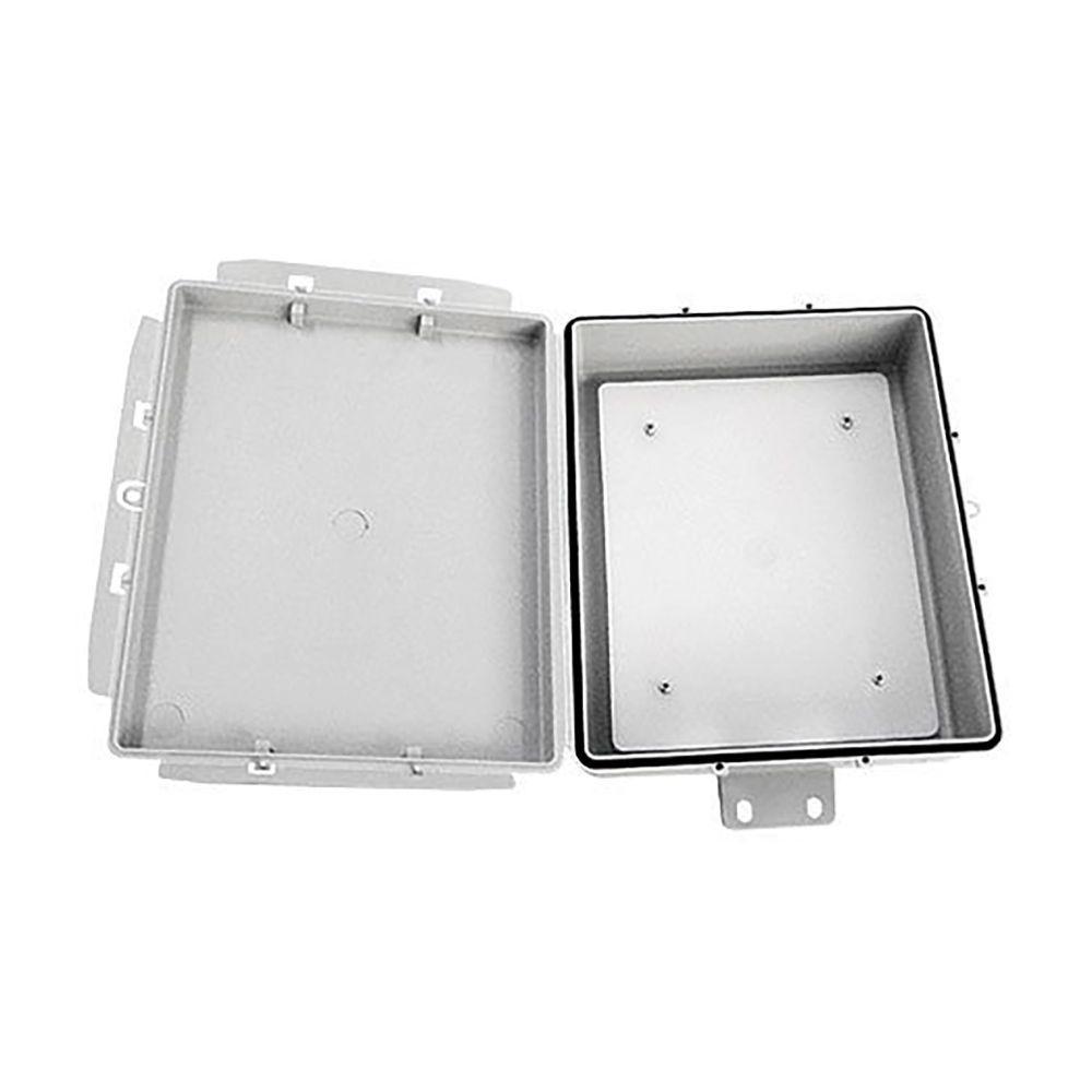 Caixa Hermetica Multitoc Cinza Vedada 25x20x8 Completa - 2