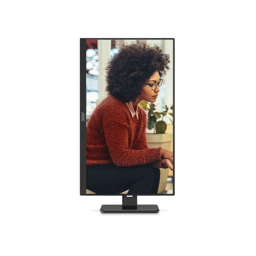 Monitor Aoc 23,8" Ips Base Ajustavel 100hz Hub Usb Dp Hdmi Vga Vesa 24e3uf-57 - 2