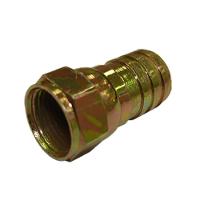 Conector F Rg6 Proeletronic Crimp Cnf60005 - 1