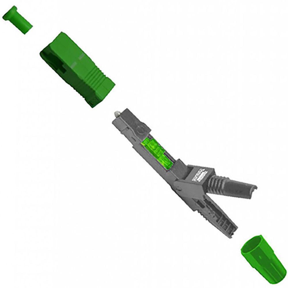 Conector Fast Crimp Transcend Sc- Apc (10 Unidades) - 1