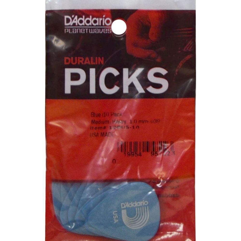 Palheta Para Guitarra Duralin Formato Standard Media 1dbu5-10 Pacote Com 10 Pecas - 3