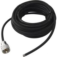 Kit Cabo Px50 5,5m Com Conector Uhf Macho B-3001 Preto Aquario - 3