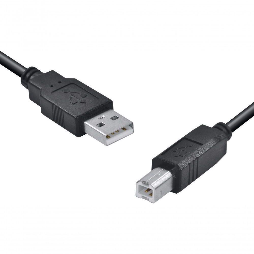 Cabo Usb Para Impressora A Macho X B Macho 2.0 - 3m Uambm-3 - 1