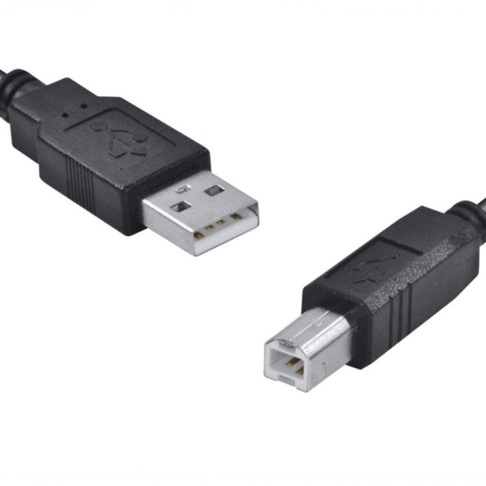 Cabo Usb Para Impressora A Macho X B Macho 2.0 - 5m Uambm-5 - 2