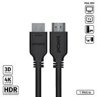 Cabo Hdmi 2.0 4k 30awg Puro Cobre 1 Metro - Phm20-1 - 1