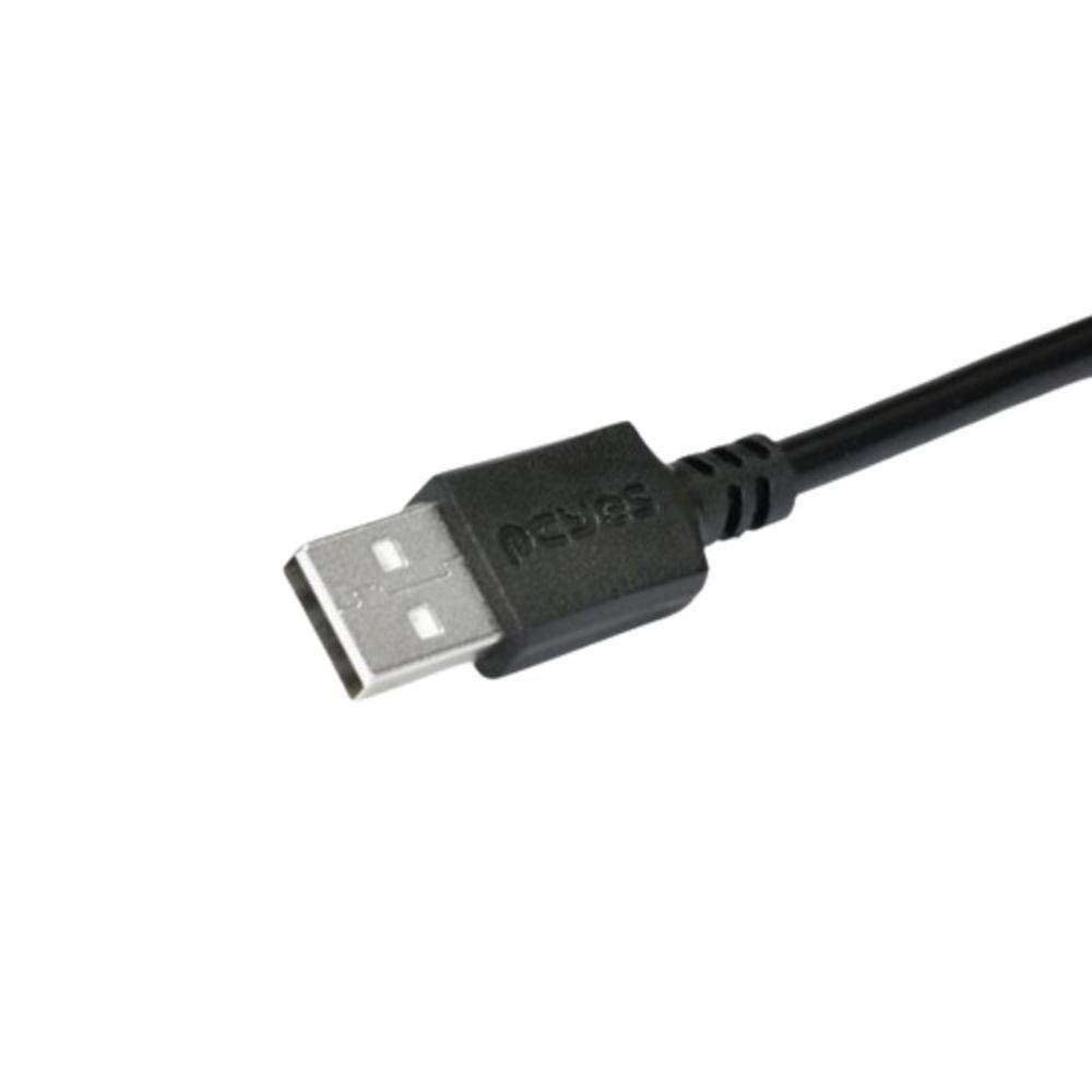 Cabo Usb A 2.0 Macho Para Mini Usb B Macho 28awg Puro Cobre 1 Metro - Puanm2-1 - 2