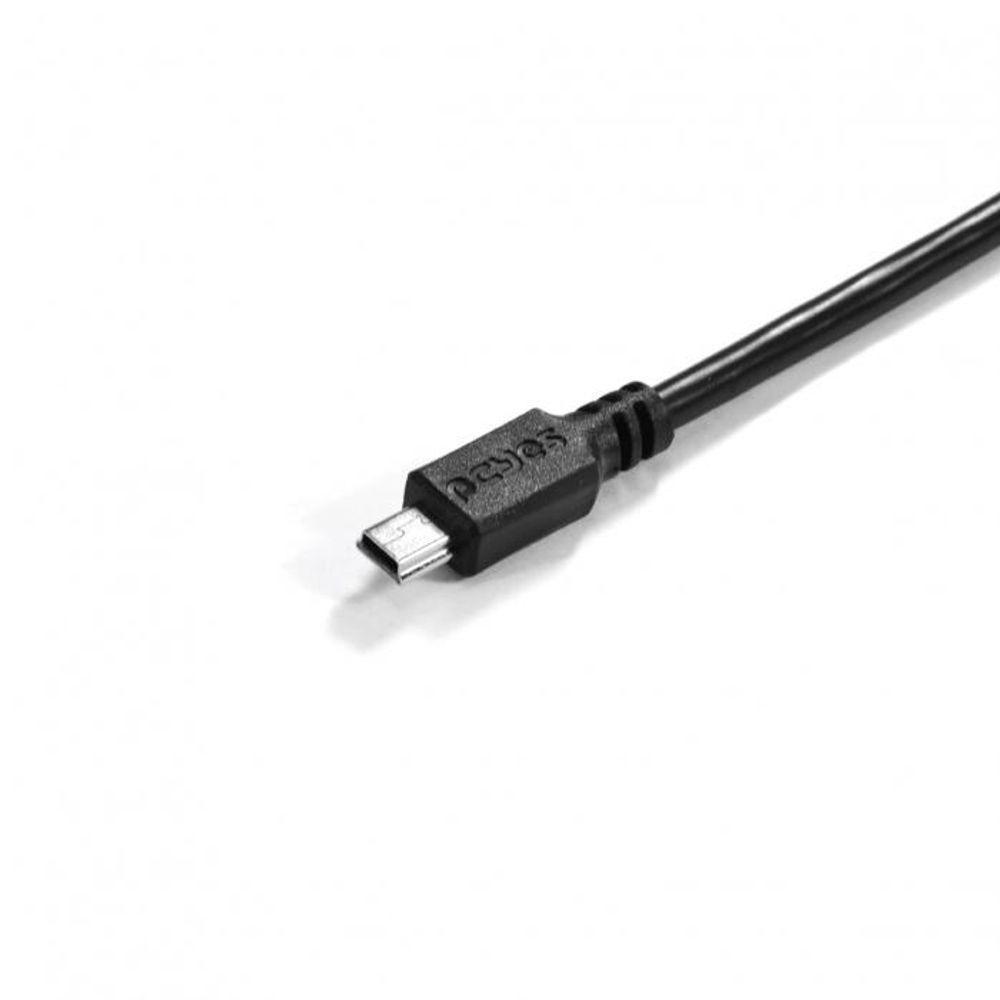 Cabo Usb A 2.0 Macho Para Mini Usb B Macho 28awg Puro Cobre 1 Metro - Puanm2-1 - 4