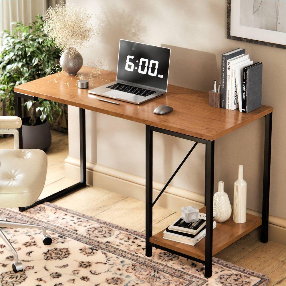 Mesa Escrivaninha Tokyo Home Office Compacta Para Trabalho E Quarto - 2