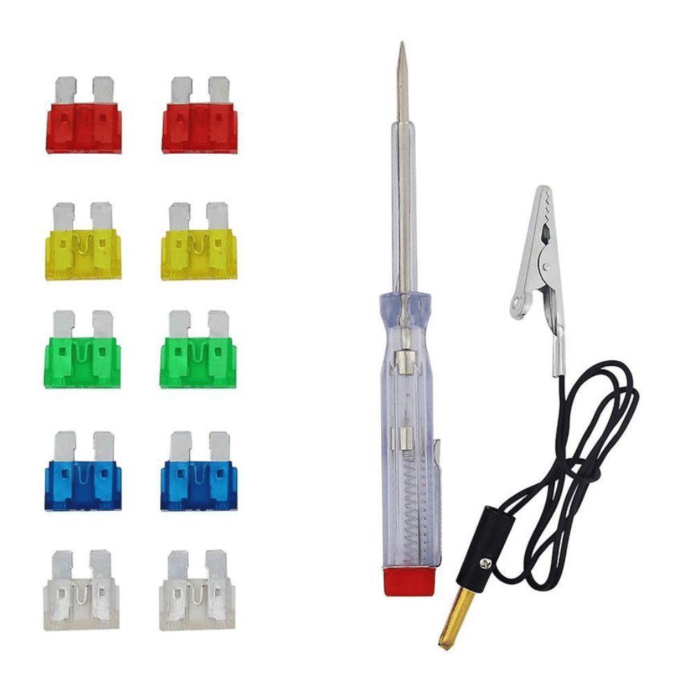 Jogo De Fusiveis Automotivo Western Com 12 Pecas + Chave Teste - 1