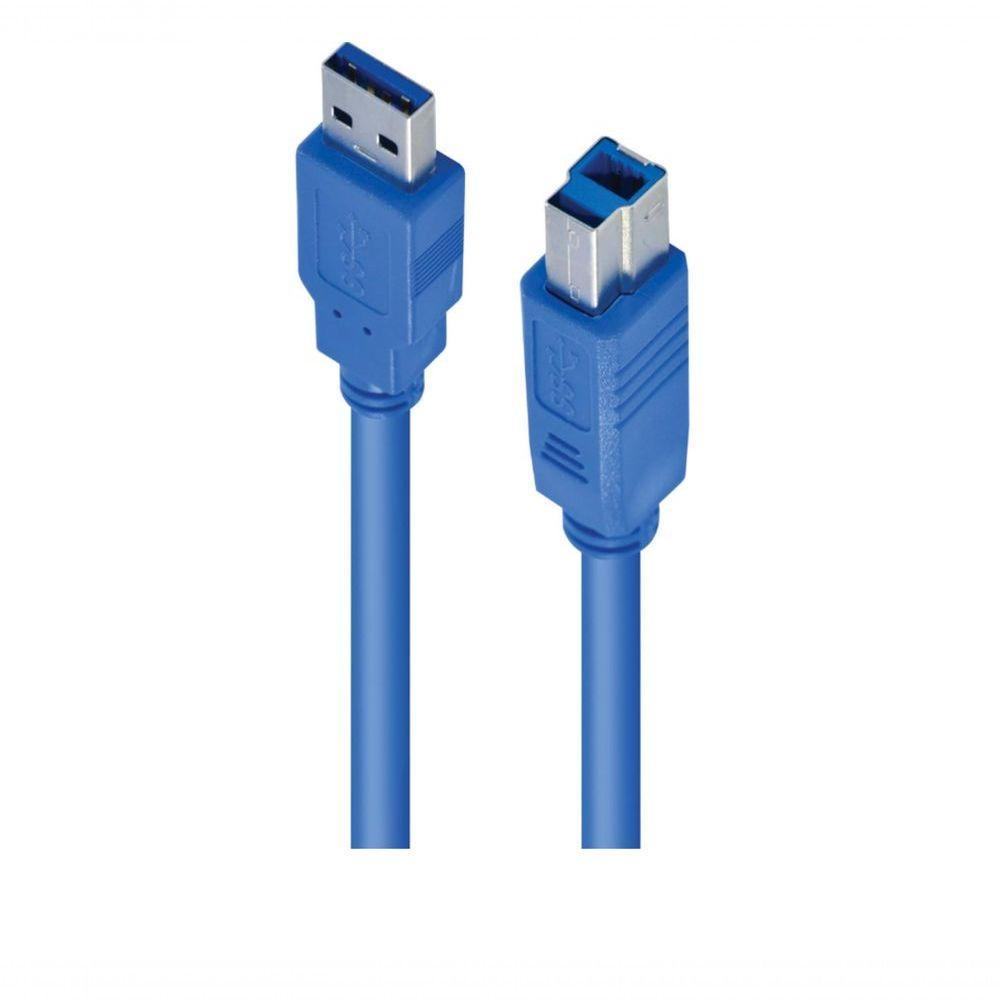 Cabo Usb 3.0 A Macho X Usb B Macho 2 Metros U3ambm-2 - 2