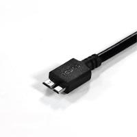 Cabo Para Hd Externo Usb A 3.0 Macho Para Micro Usb B 3.0 (10 Pinos) Macho 28awg Puro Cobre 1 Metro - 3