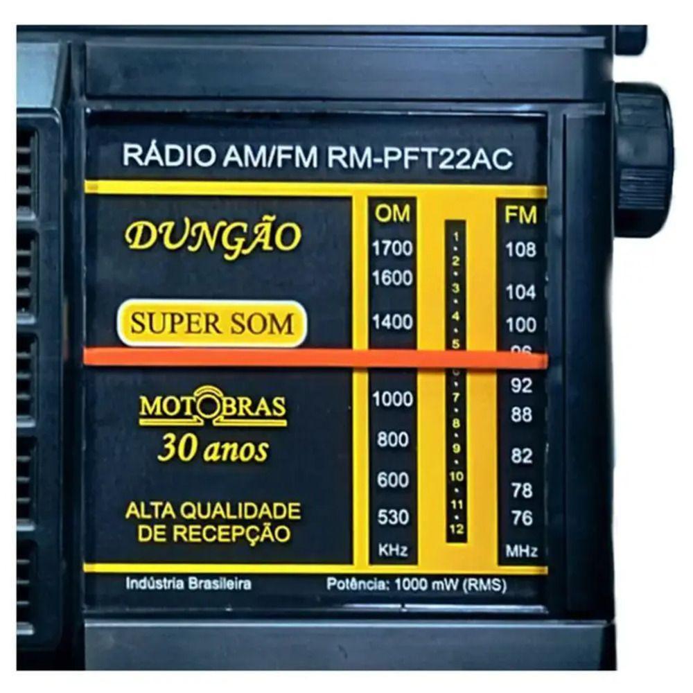 Radio Portatil 2 Faixas Am-fm - Rmpft21acom22ac - 2