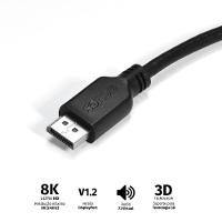 Cabo Mini Displayport Macho Para Displayport Macho V.1.2 28awg Puro Cobre 2 Metros - Pmddpm-2 - 4
