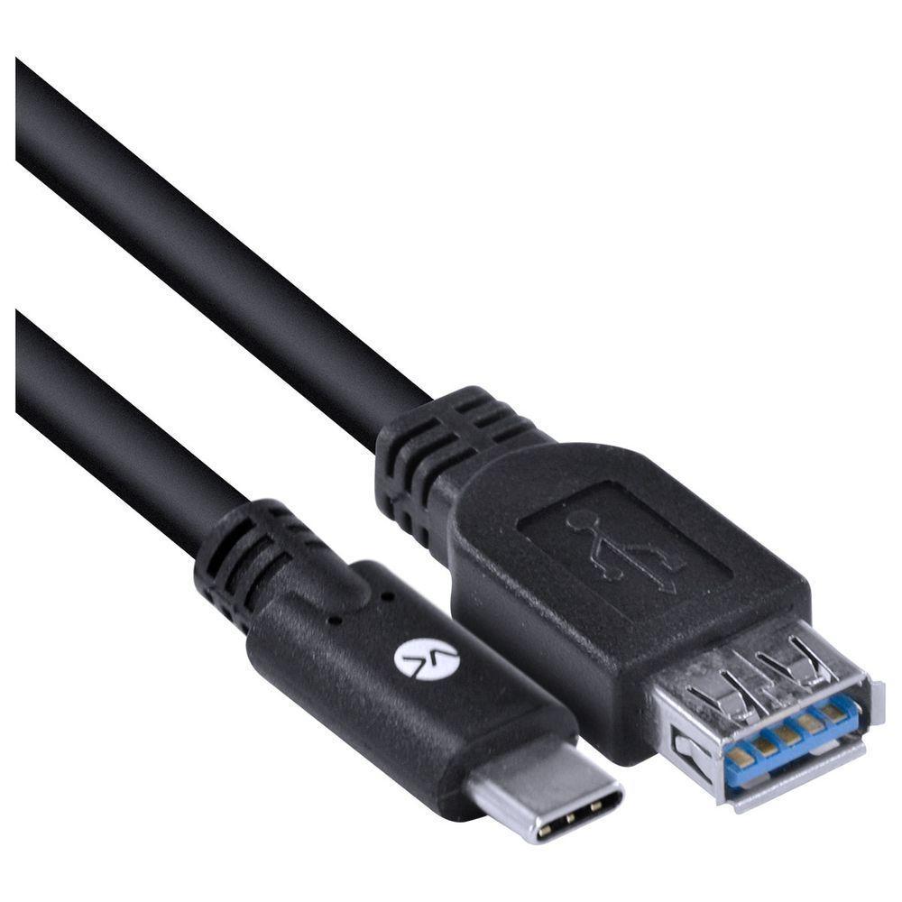 Cabo Usb Tipo C Para Extensor Usb A Femea V3.2 Gen1 5gbps 2 Metros - C32uaf-2 - 3
