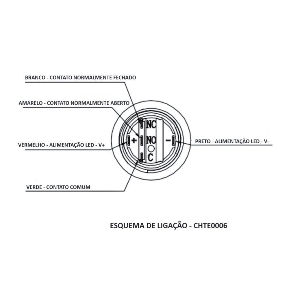 Chicote Para Botao De Chaves Anti Vandalismo Nwt 15cm - 3