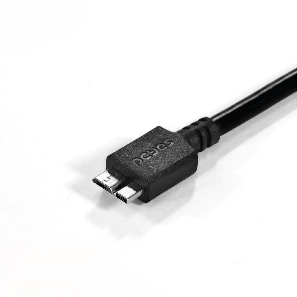 Cabo Para Hd Externo Usb A 3.0 Macho Para Micro Usb B 3.0 (10 Pinos) Ma0cho 28awg Puro Cobre 3 Metro - 4