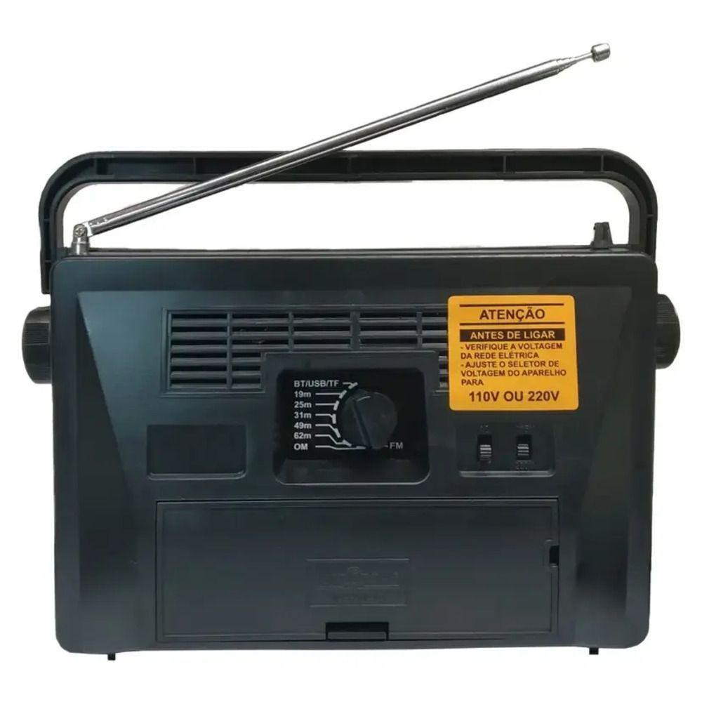 Radio Portatil 7 Faixas Am-fm-oc 1000w Bluetooth Rmpu32ac Motobras - 4