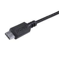 Cabo Para Celular Smartphone Usb A 2.0 Para Usb Tipo C 1 Metro Preto - Puacp-01 - 2