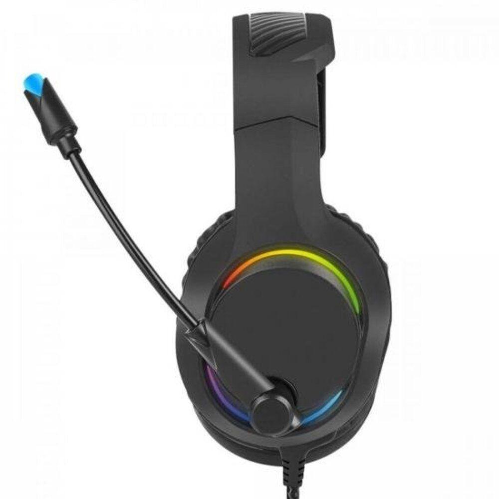 Headset Gamer Rgb Holt Preto Fortrek - 2
