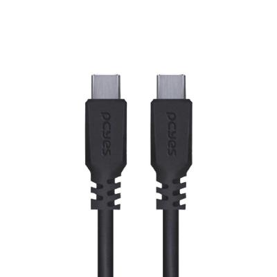 Cabo Para Celular Smartphone Usb Tipo C 2.0 Para Usb Tipo C - Type C 2.0 1 Metro Preto - Pucp-01