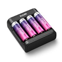 Carregador De Pilhas E Bateria Aa-aaa-9v E Usb Scusb Preto - 2