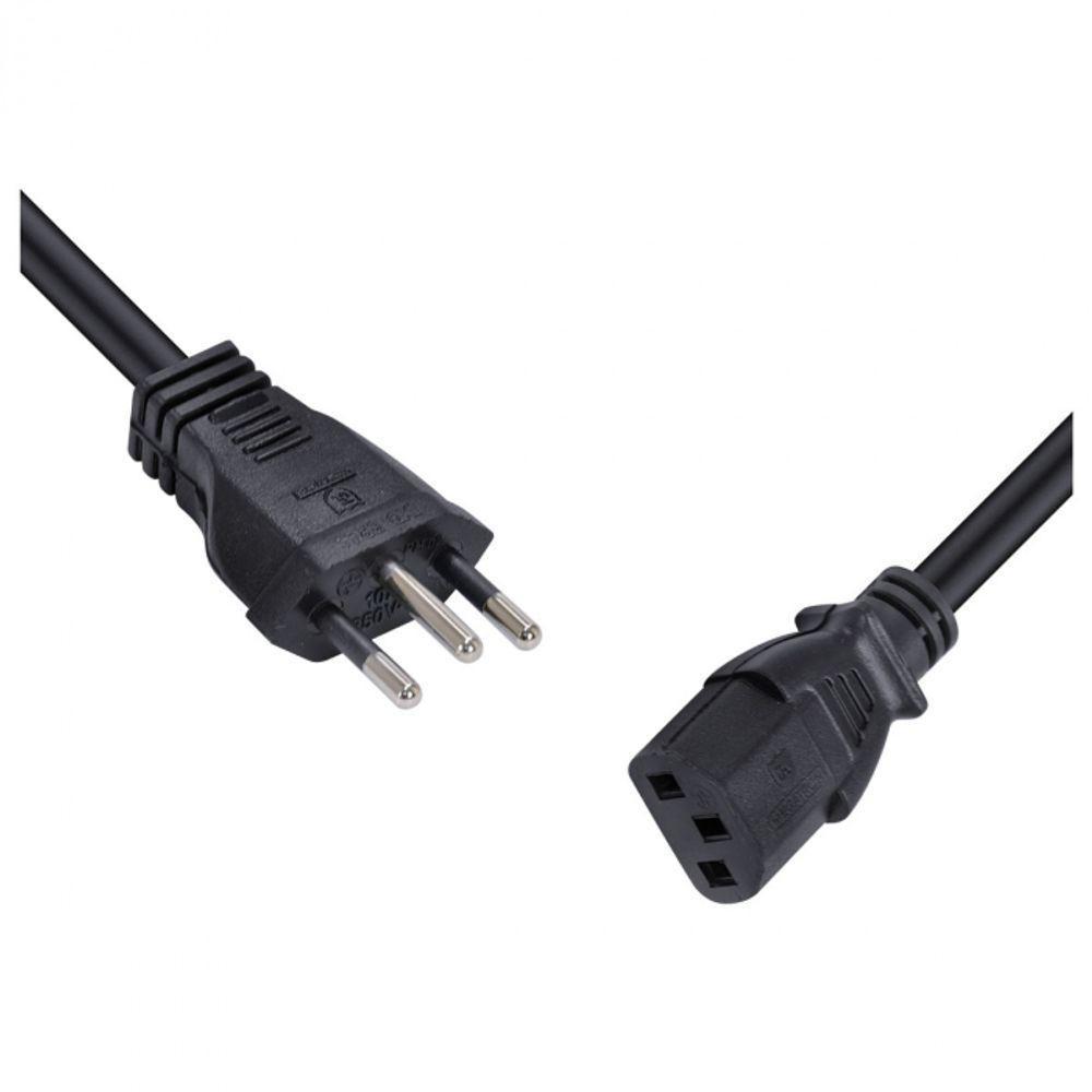 Cabo De Forca Tripolar Para Fonte 3x0,75 Mm 250v - 3 Metros - 2