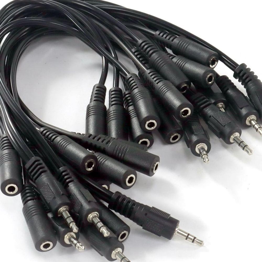 Cabo Y P2 Macho X 2 P2 Femea 30cm P2mp2f - 3