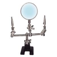 Lupa Com Suporte E Pincas C- Aumento 3x Hikari Hl-s10 - 1