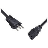 Cabo De Forca Tripolar Para Fonte 3x0,75 Mm 250v - 50 Cm - 2