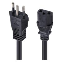 Cabo De Forca Tripolar Para Fonte 3x0,75 Mm 250v - 2m - 1