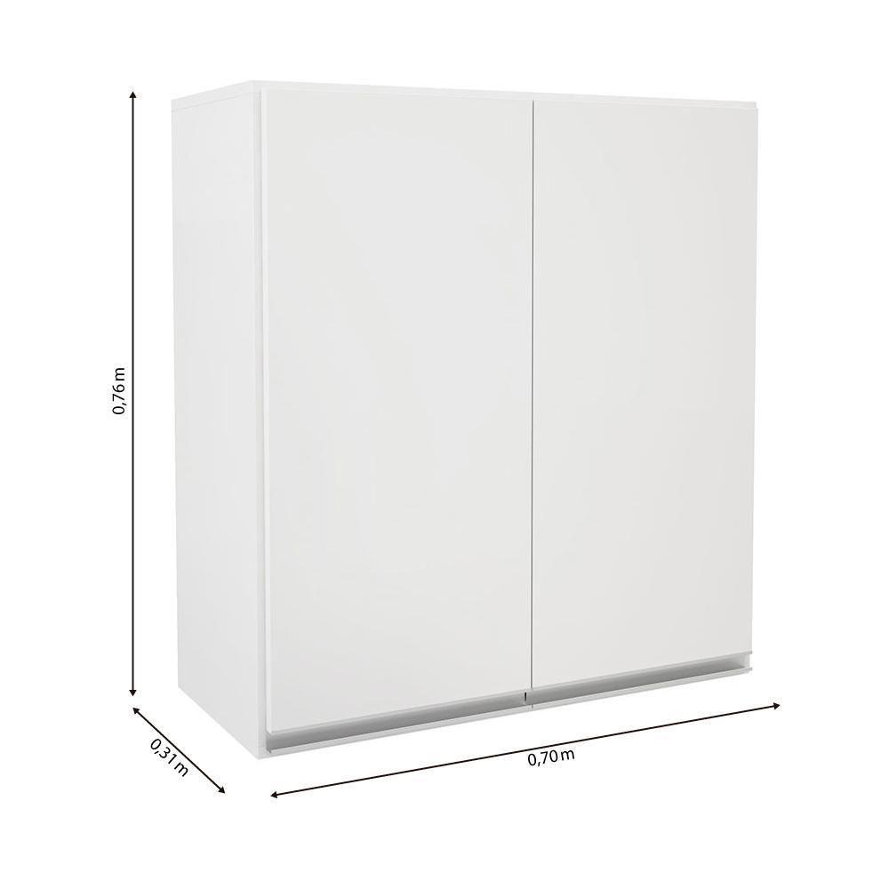 Armário Duplo Batrol Branco - 4