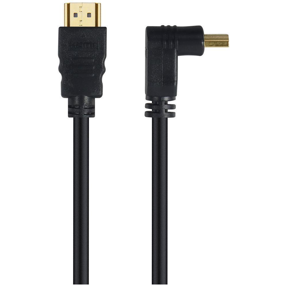 Cabo Hdmi 2.0 4k Ultra Hd 3d Conexao Ethernet Com 01conector 90o 10 Metros - H2090-10 - 2