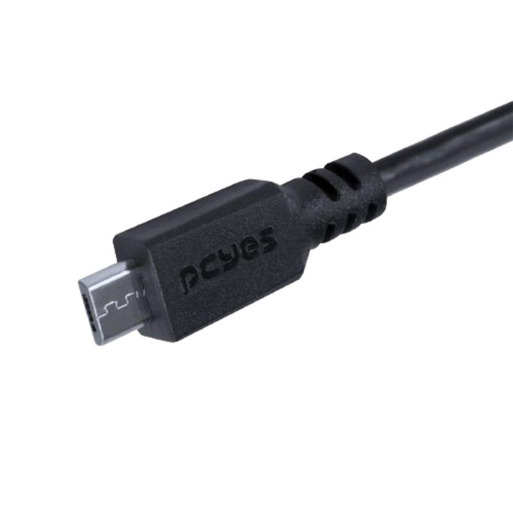 Cabo Para Celular Smartphone Micro Usb Para Usb A 2.0 1 Metro Preto - Pmuap-1 - 2