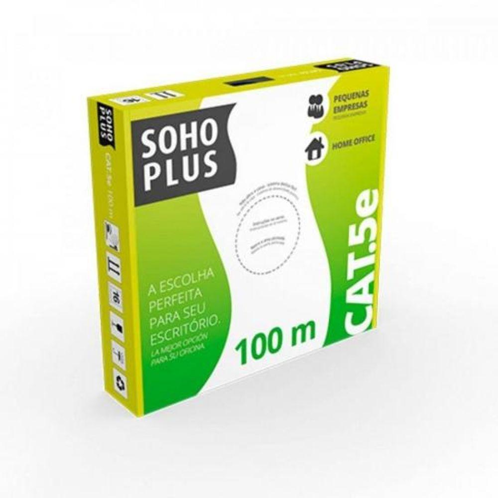 Cabo De Rede Cx 100m Cat5e Cmx Azul Furukawa Sohoplus - Cx - 100 - 1