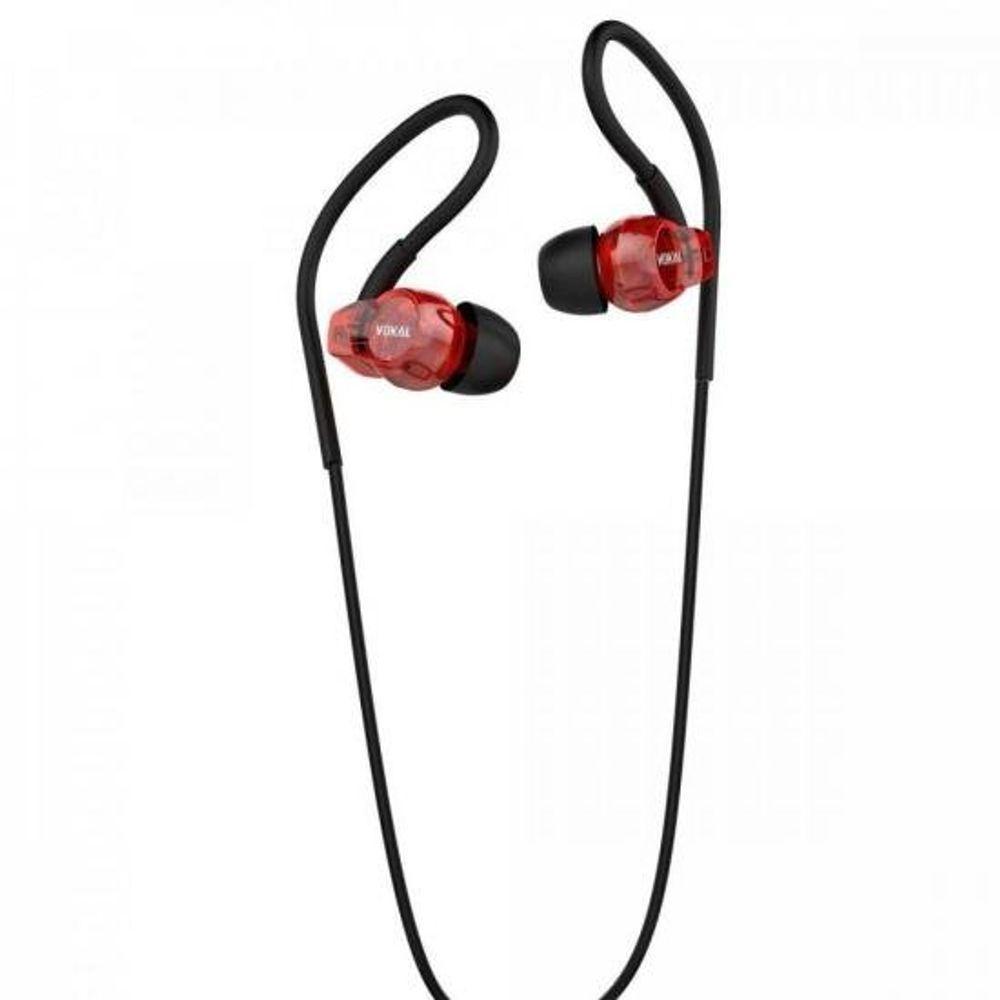 Fone De Ouvido E40 In Ear Vermelho Vokal - 1