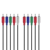 Cabo 5 Rca Macho Para 5 Rca Macho Video Componente 2 Metros - P5r-2 - 1